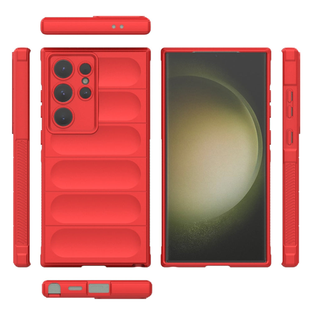 Funda para Samsung Galaxy S23 Ultra S918, Techsuit, Magic Shield, Roja