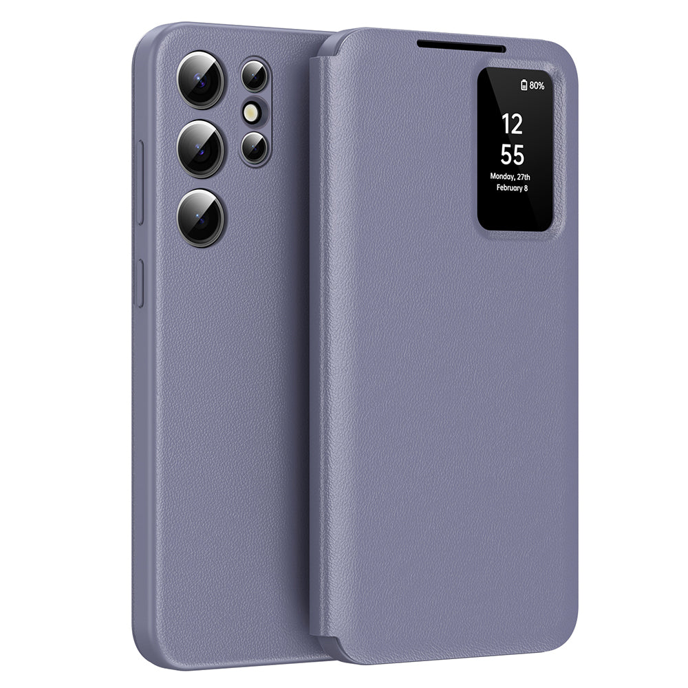 Funda para Samsung Galaxy S23 Ultra S918, Techsuit, SmartView, Morado