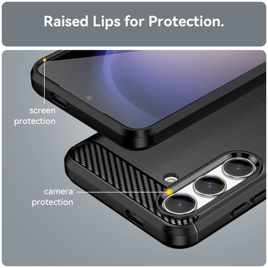 Funda para Samsung Galaxy S24 FE S721, Techsuit, Carbono, Negra
