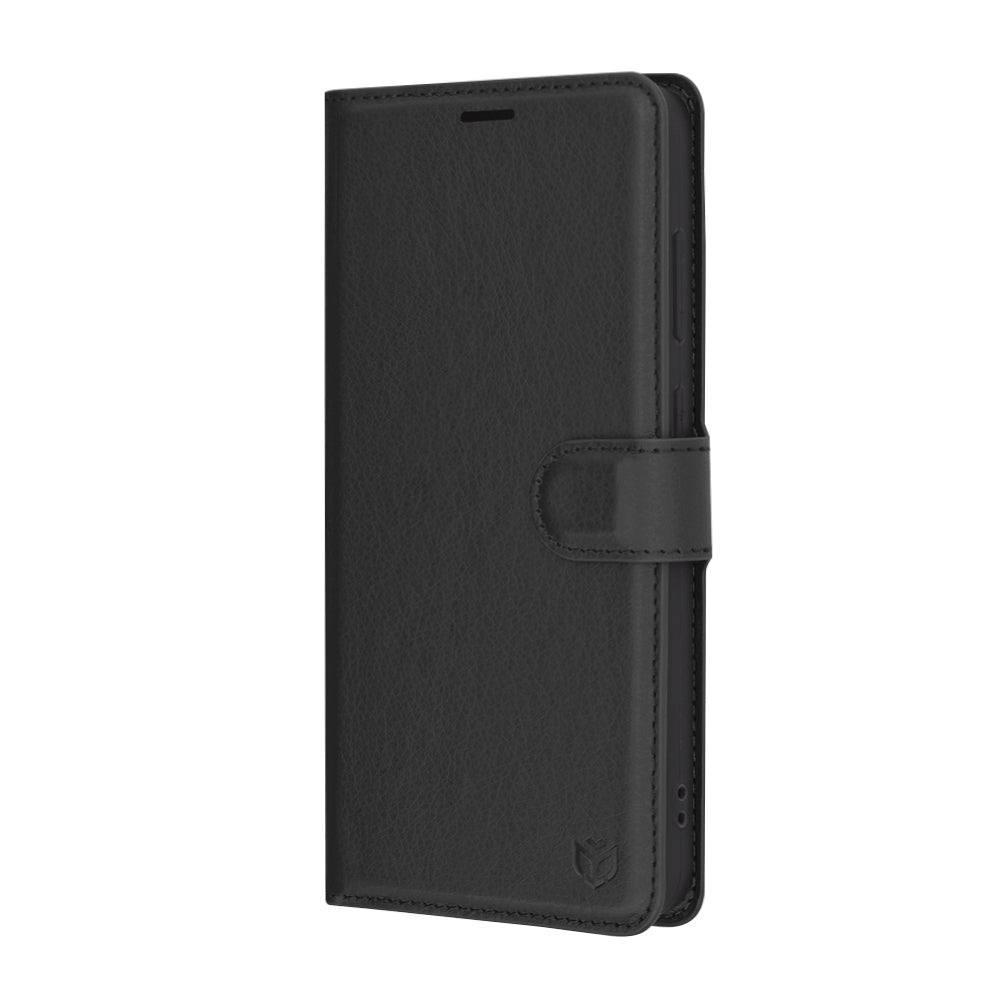 Funda para Samsung Galaxy S24 FE S721, Techsuit, Leather Folio, Negra