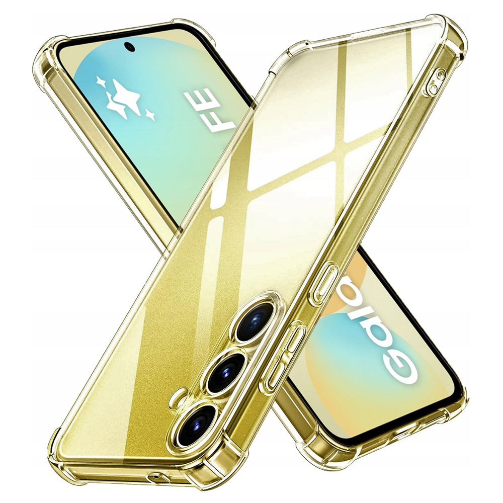 Funda para Samsung Galaxy S24 FE S721, Techsuit, Antichoque Transparente, Transparente