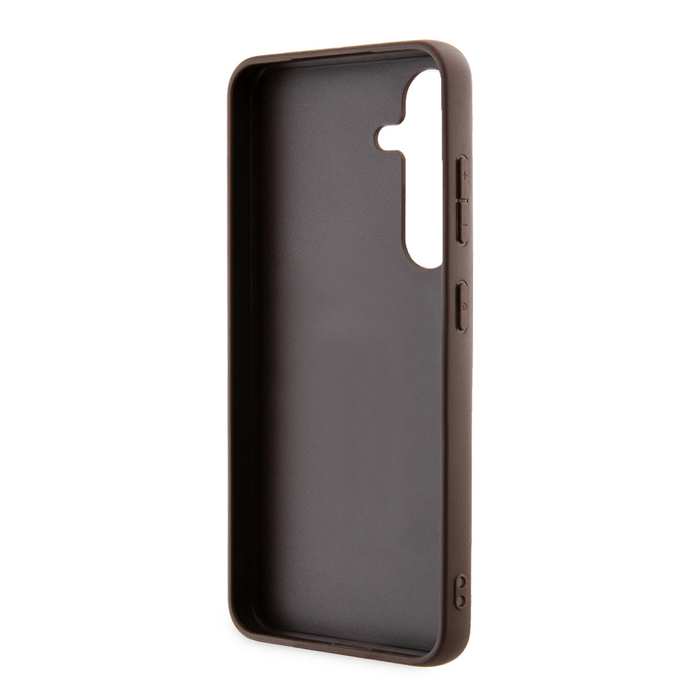 Funda para Samsung Galaxy S24+ S926, Guess, 4G Big Logo, Marrón