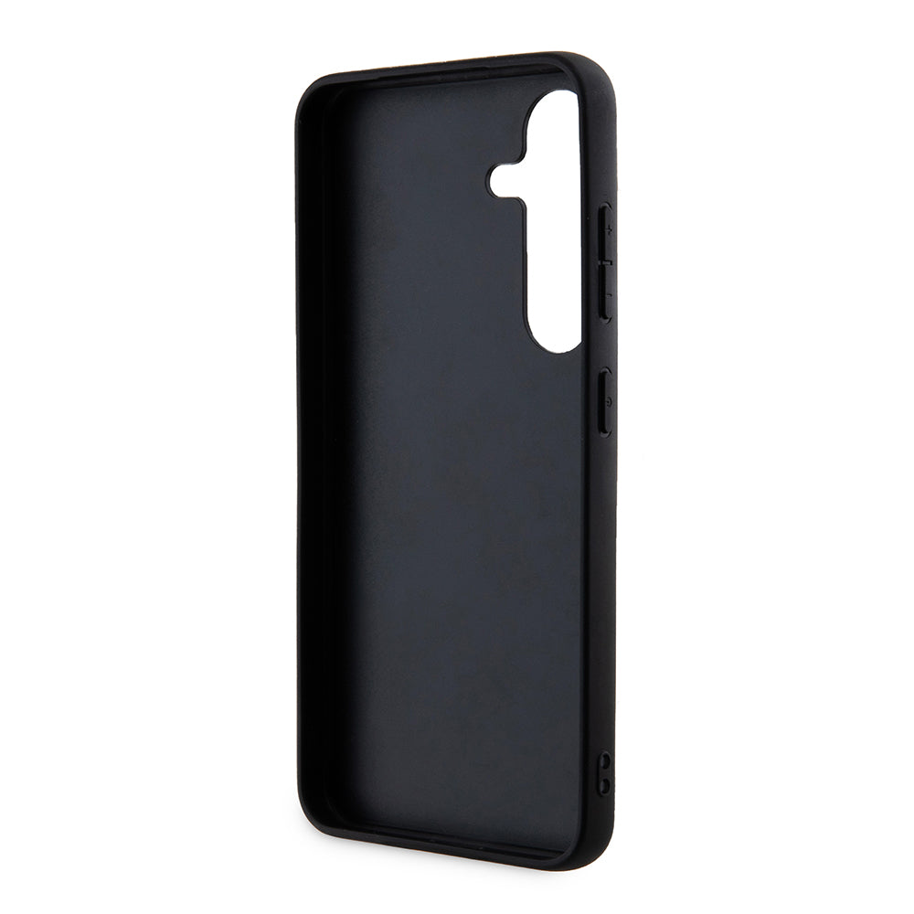 Funda para Samsung Galaxy S24+ S926, Guess, 4G Metal Gold Logo, Negra