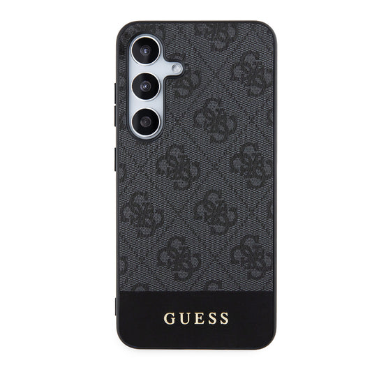 Funda para Samsung Galaxy S24+ S926, Guess, 4G Stripe, Negra