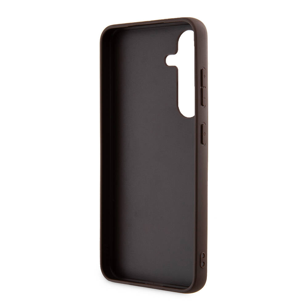 Funda para Samsung Galaxy S24+ S926, Guess, 4G Triangle Logo, Blanca