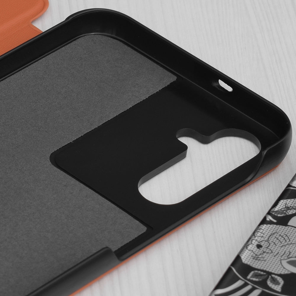 Funda para Samsung Galaxy S24+ S926, Techsuit, eFold, Naranja