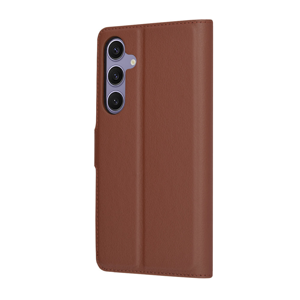 Funda para Samsung Galaxy S24+ S926, Techsuit, Leather Folio, Marrón