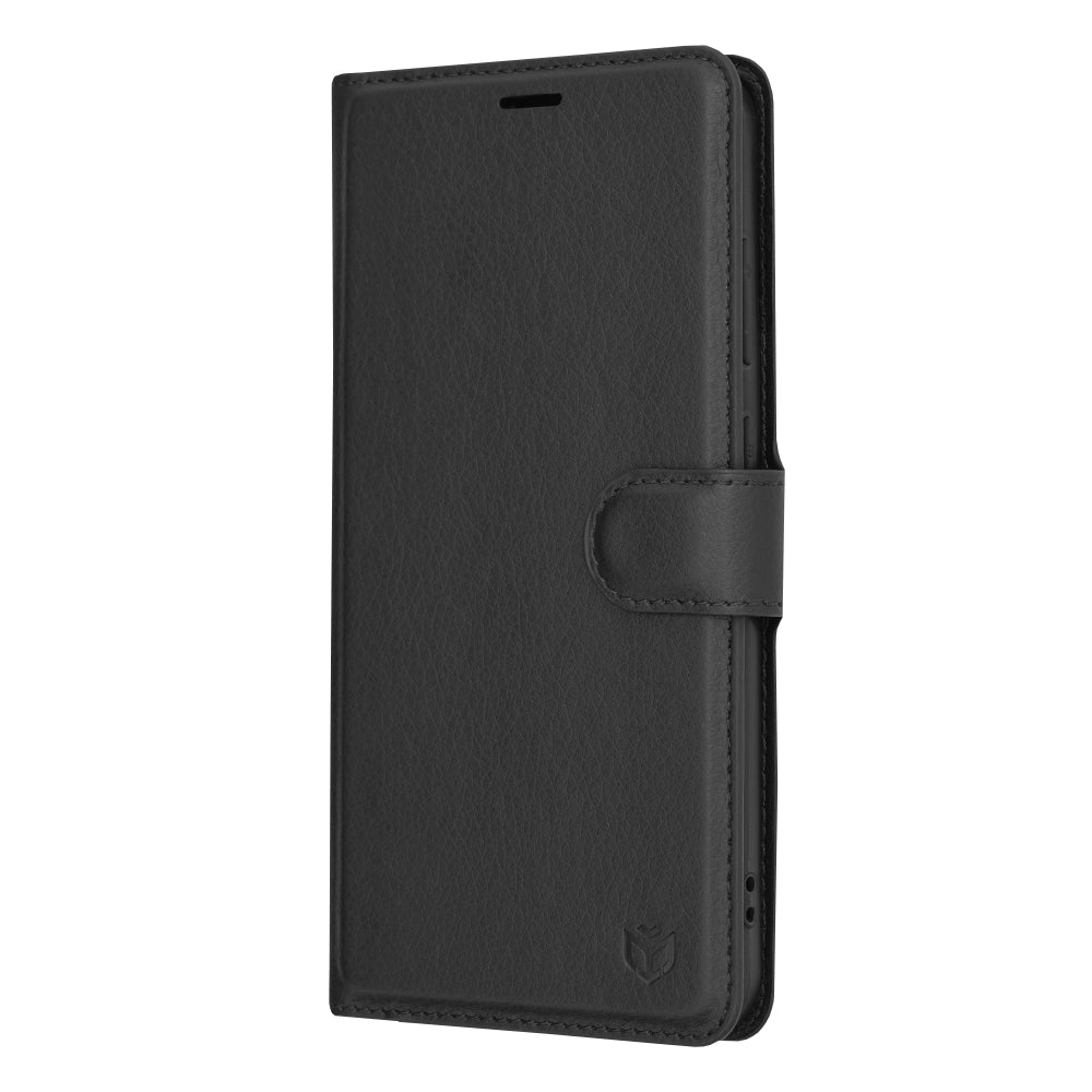 Funda para Samsung Galaxy S24+ S926, Techsuit, Leather Folio, Negra