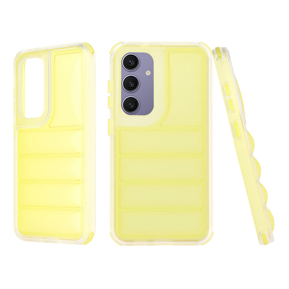 Funda para Samsung Galaxy S24+ S926, Techsuit, Wave Shield, Amarilla