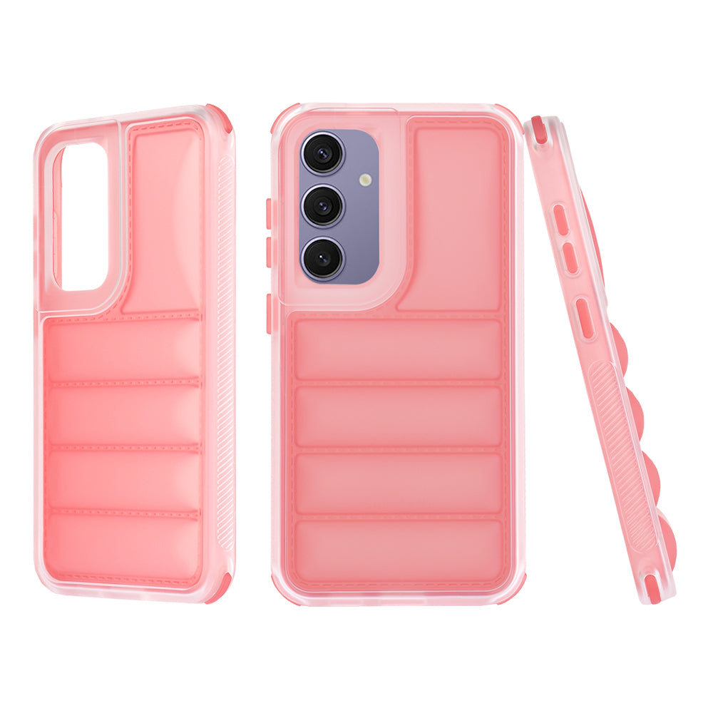 Funda para Samsung Galaxy S24+ S926, Techsuit, Wave Shield, Roja
