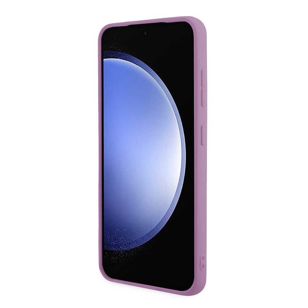 Funda para Samsung Galaxy S24 S921, Guess, Glitter Script, Morado