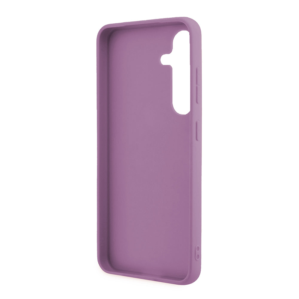 Funda para Samsung Galaxy S24 S921, Guess, Glitter Script, Morado