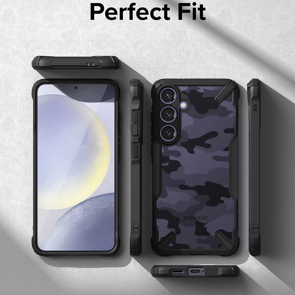 Funda para Samsung Galaxy S24 S921, Ringke, Fusion X, Negra