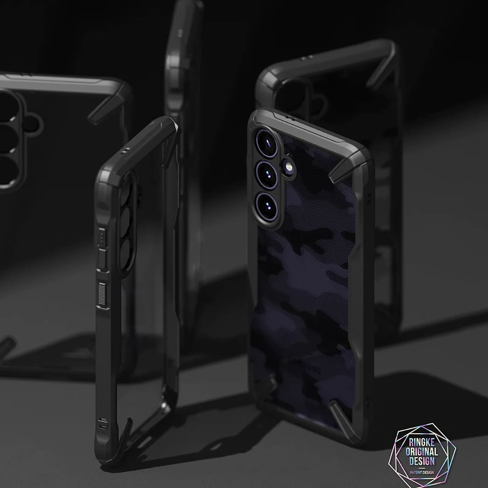 Funda para Samsung Galaxy S24 S921, Ringke, Fusion X, Negra