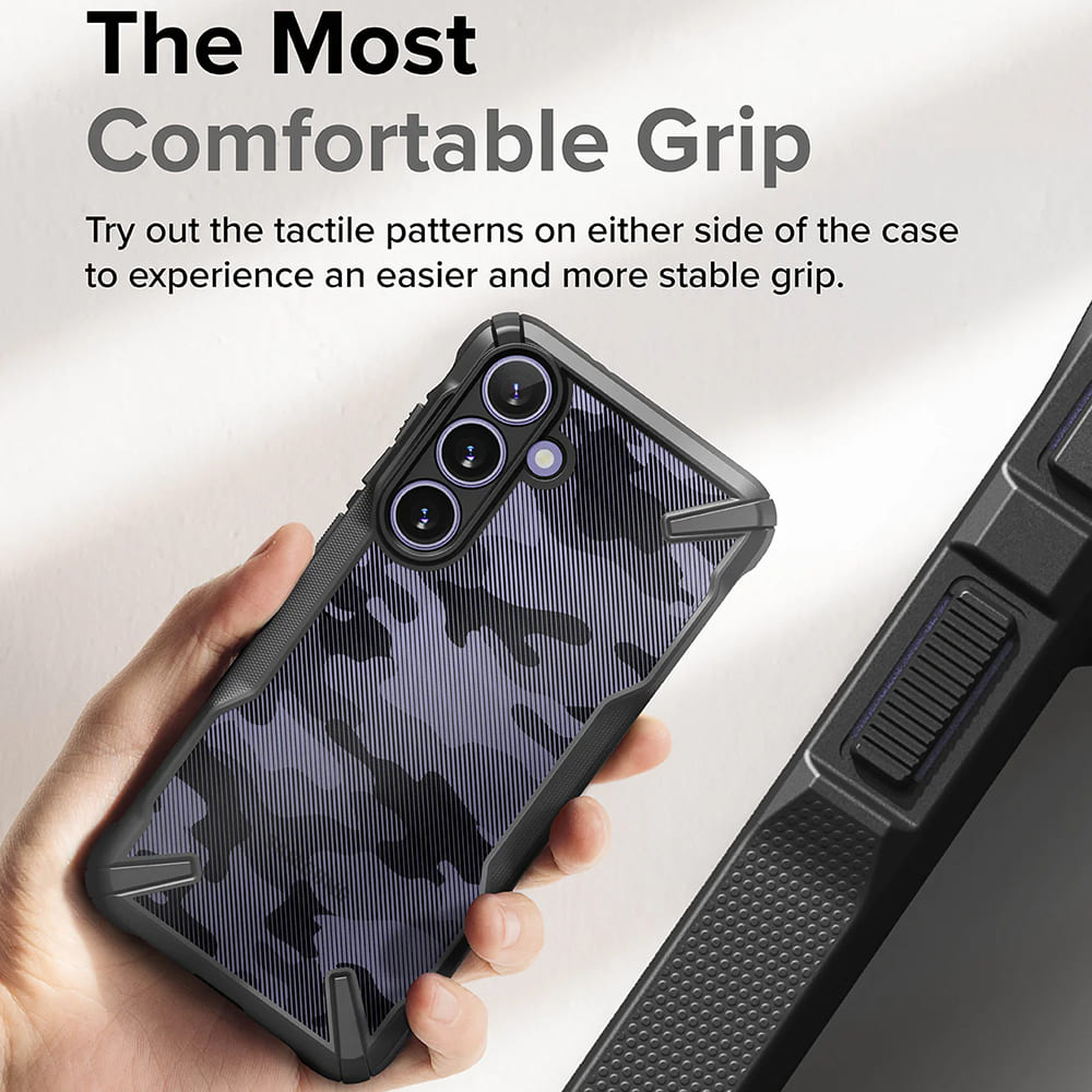Funda para Samsung Galaxy S24 S921, Ringke, Fusion X, Negra
