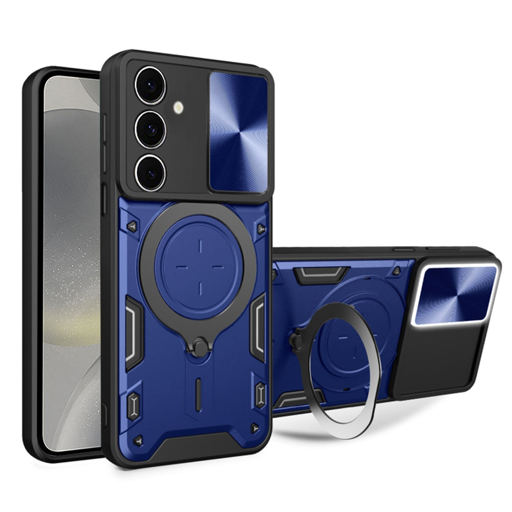 Funda para Samsung Galaxy S24 S921, Techsuit, CamGuard Pro, Azul