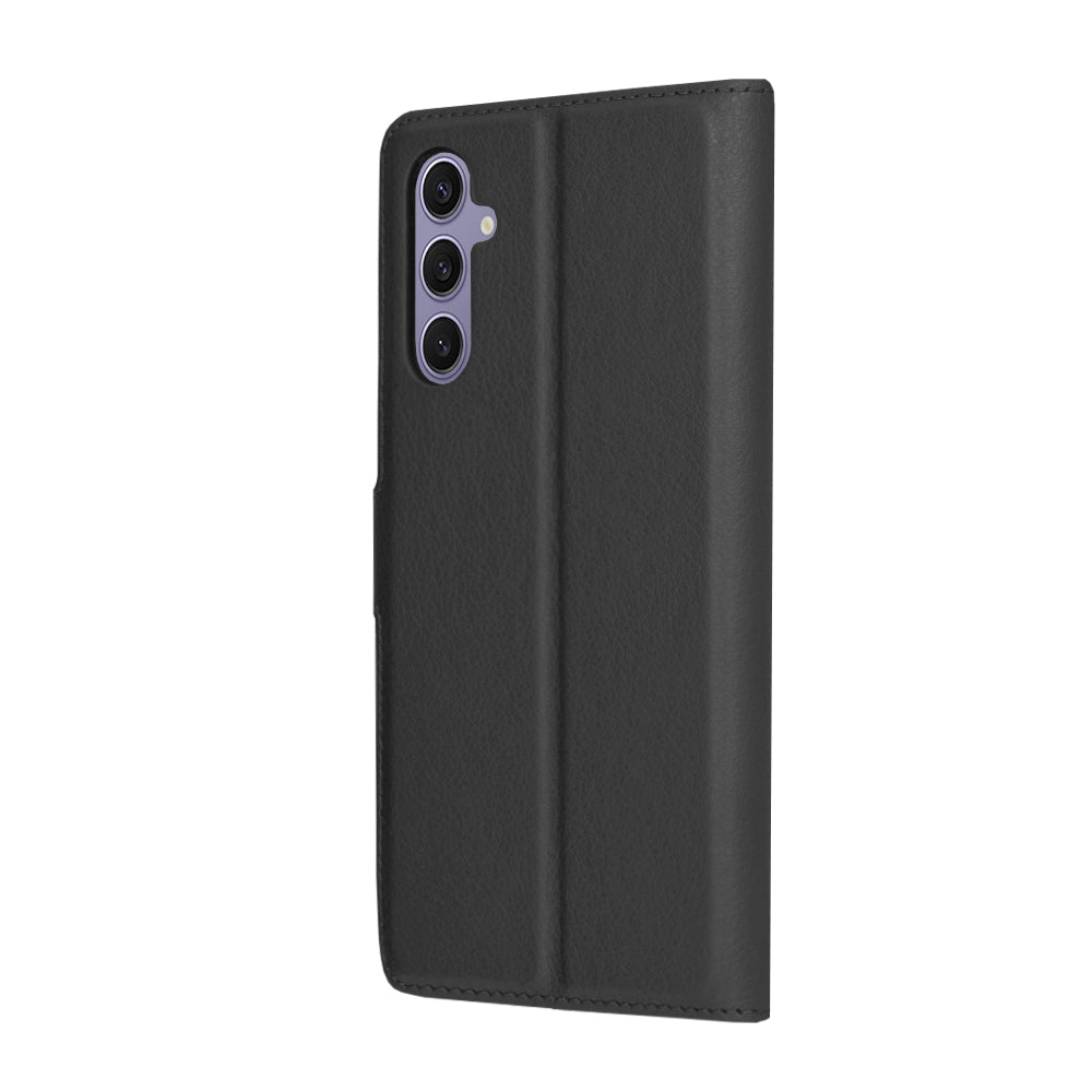 Funda para Samsung Galaxy S24 S921, Techsuit, Leather Folio, Negra