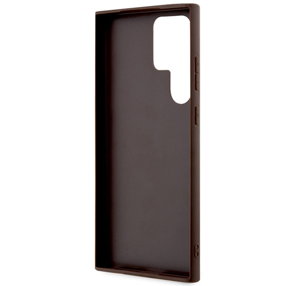 Funda para Samsung Galaxy S24 Ultra S928, Guess, 4G Big Logo, Marrón