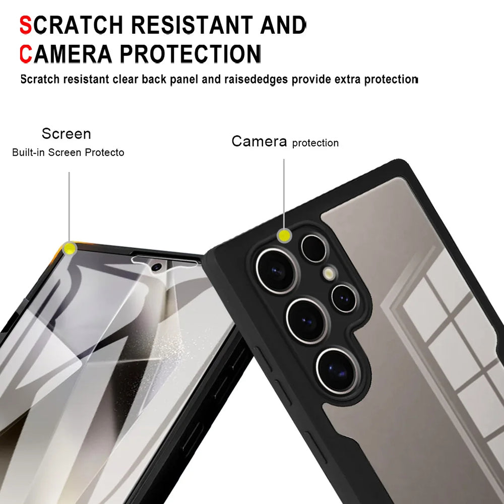 Funda para Samsung Galaxy S24 Ultra S928, Techsuit, ColorVerse 360, Negra