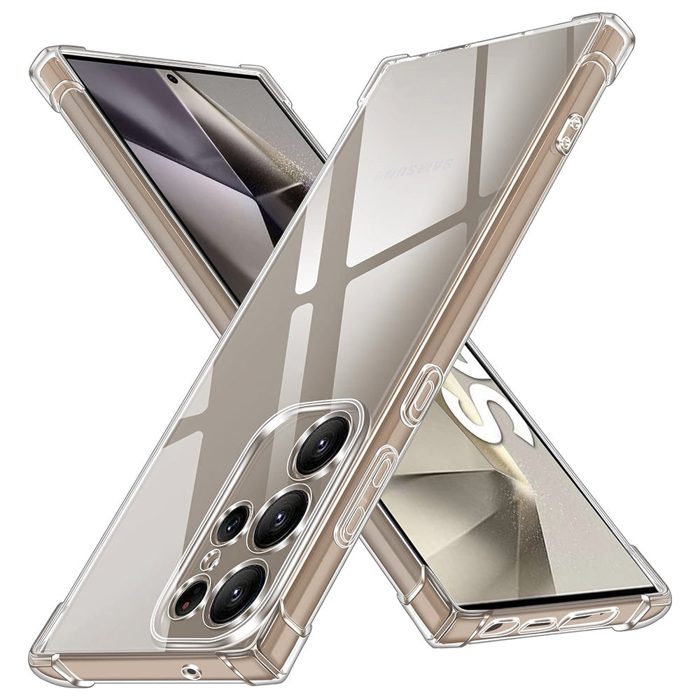 Funda para Samsung Galaxy S24 Ultra S928, Techsuit, Antigolpes Transparente, Transparente