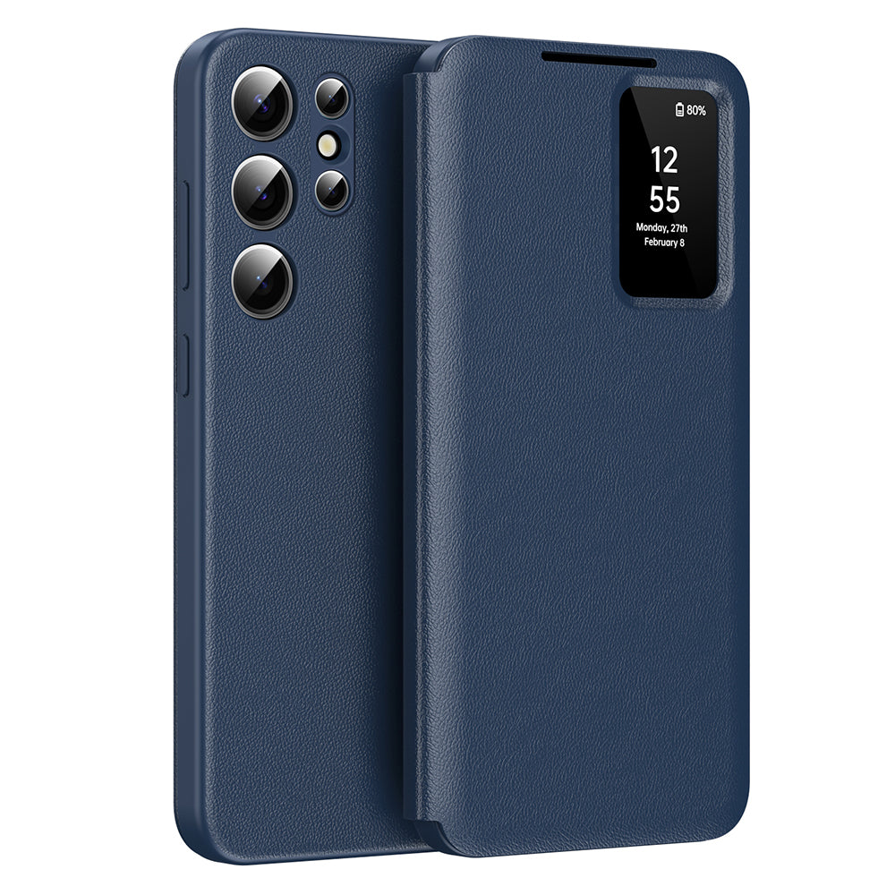 Funda para Samsung Galaxy S24 Ultra S928, Techsuit, SmartView, Azul