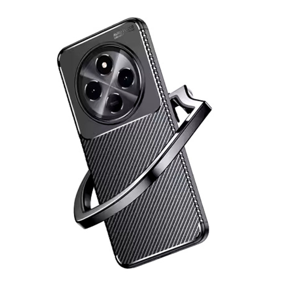 Funda para Samsung Galaxy S25 Edge S937, Techsuit, Fibra de Carbon, Negra