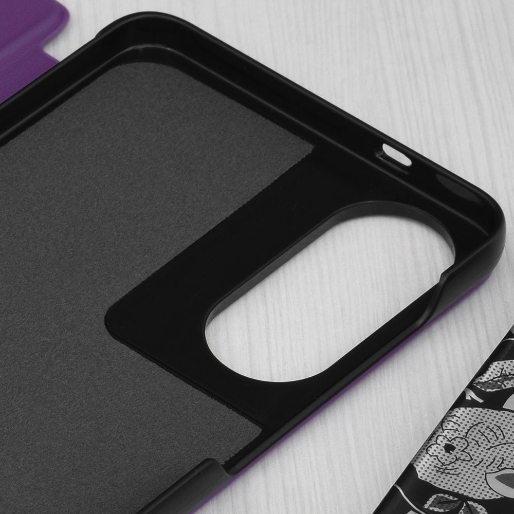 Funda para Samsung Galaxy S25 Edge S937, Techsuit, eFold, Morado