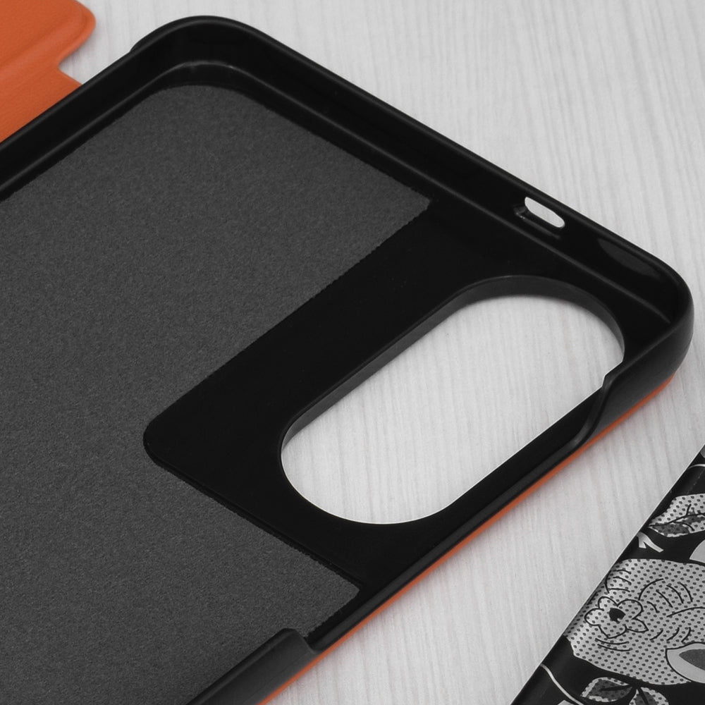 Funda para Samsung Galaxy S25 Edge S937, Techsuit, eFold, Naranja