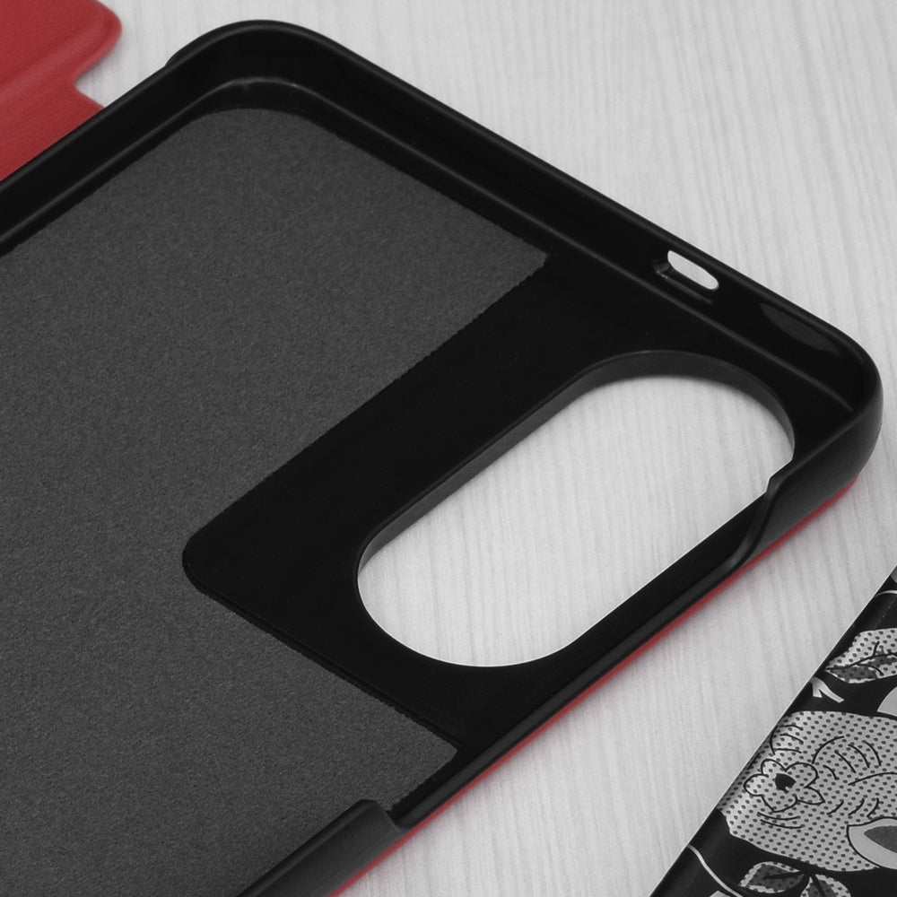 Funda para Samsung Galaxy S25 Edge S937, Techsuit, eFold, Roja