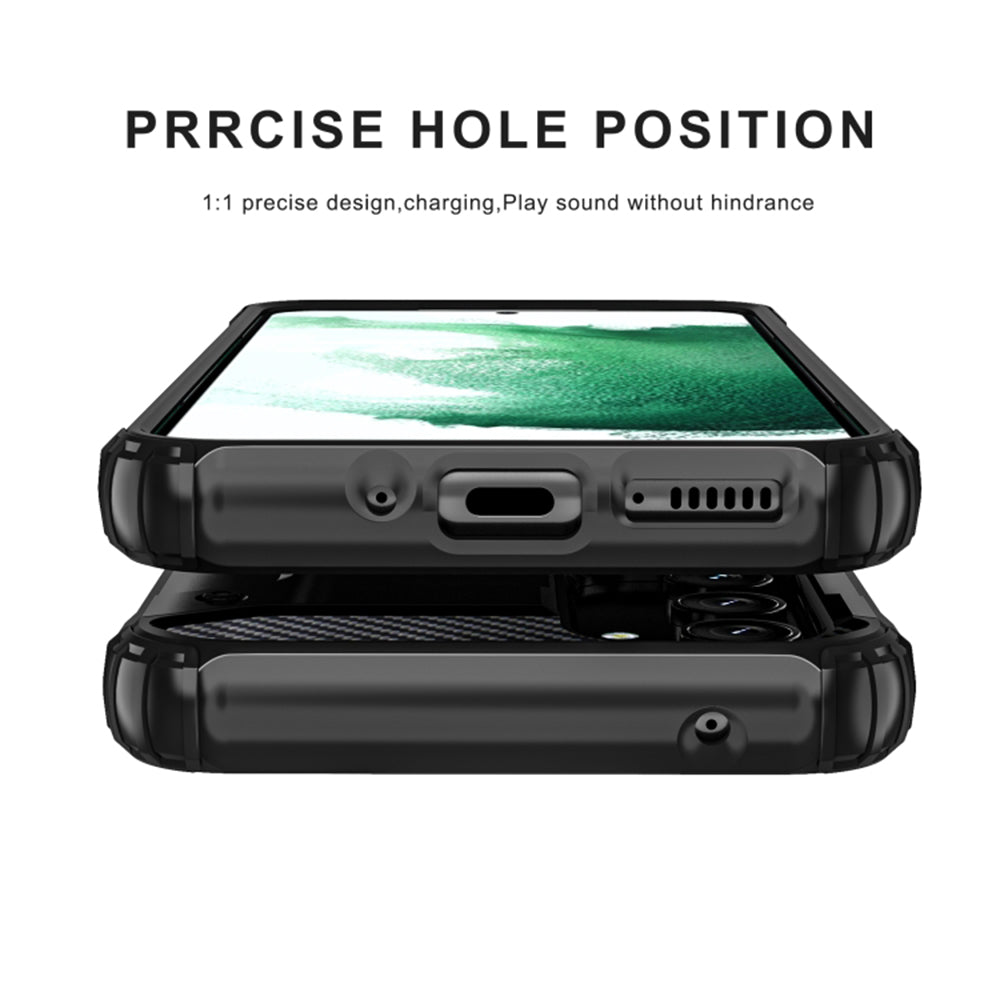 Funda para Samsung Galaxy S25 Edge S937, Techsuit, Hybrid Armor, Negra
