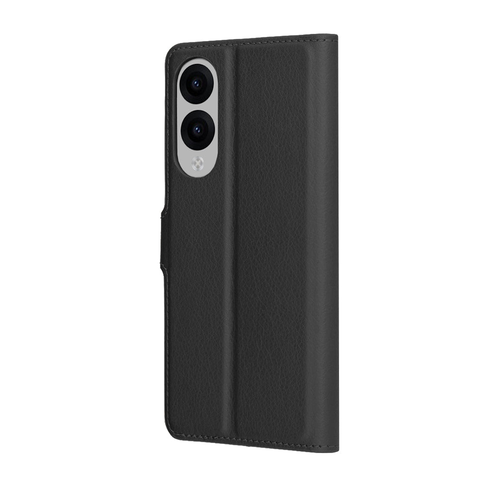 Funda para Samsung Galaxy S25 Edge S937, Techsuit, Leather Folio, Negra