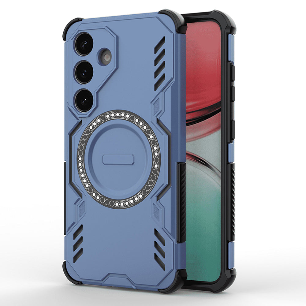 Funda MagSafe para Samsung Galaxy S25 FE, Techsuit, ArmorMag, Azul