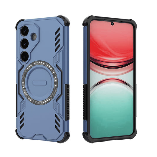 Funda MagSafe para Samsung Galaxy S25 FE, Techsuit, ArmorMag, Azul