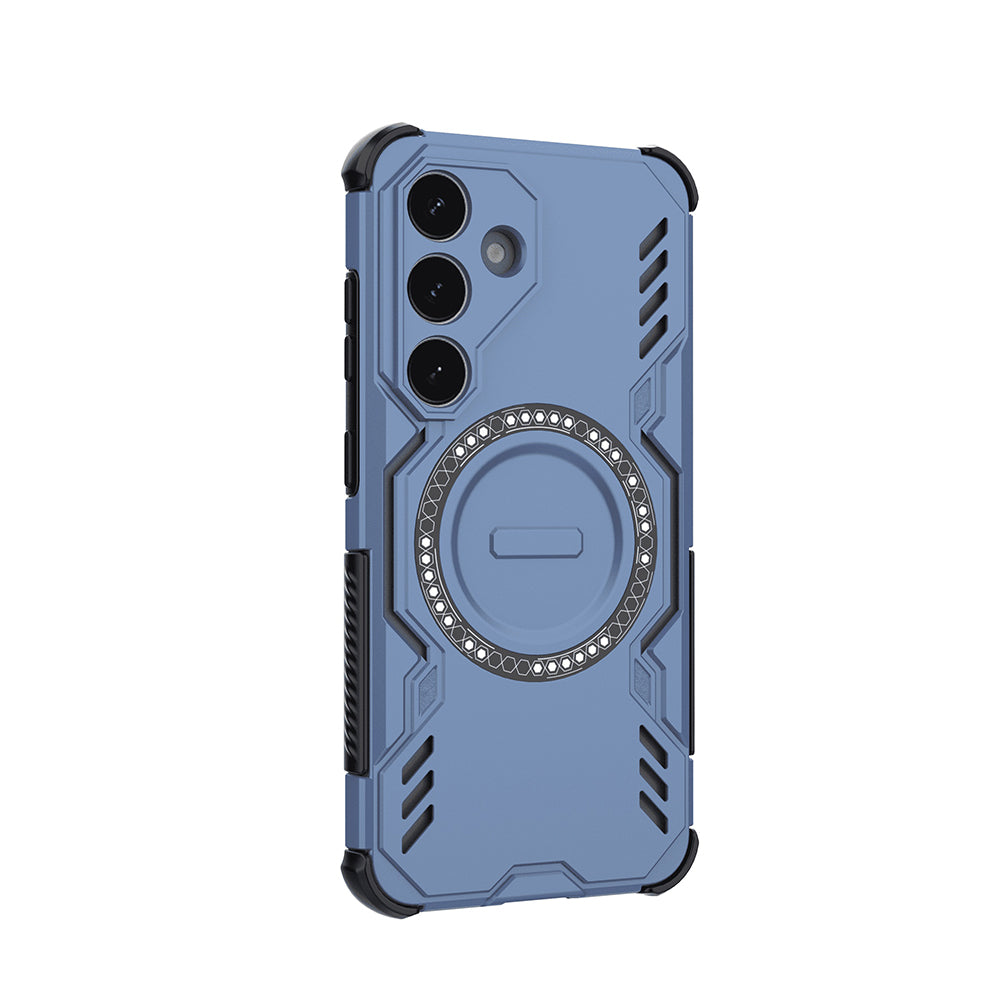 Funda MagSafe para Samsung Galaxy S25 FE, Techsuit, ArmorMag, Azul