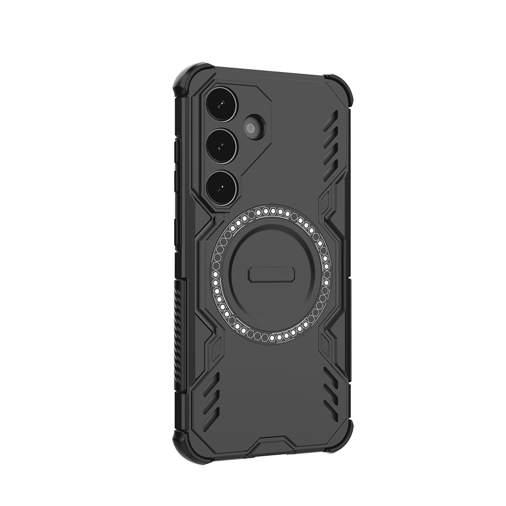 Funda MagSafe para Samsung Galaxy S25 FE, Techsuit, ArmorMag, Negra