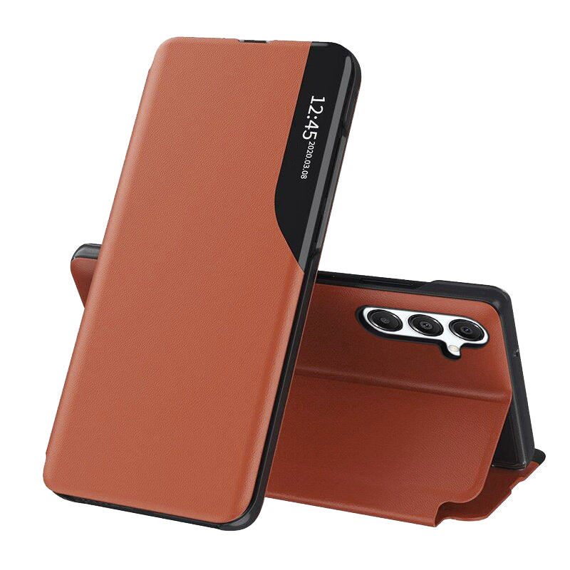 Funda para Samsung Galaxy S25 FE, Techsuit, eFold, Naranja
