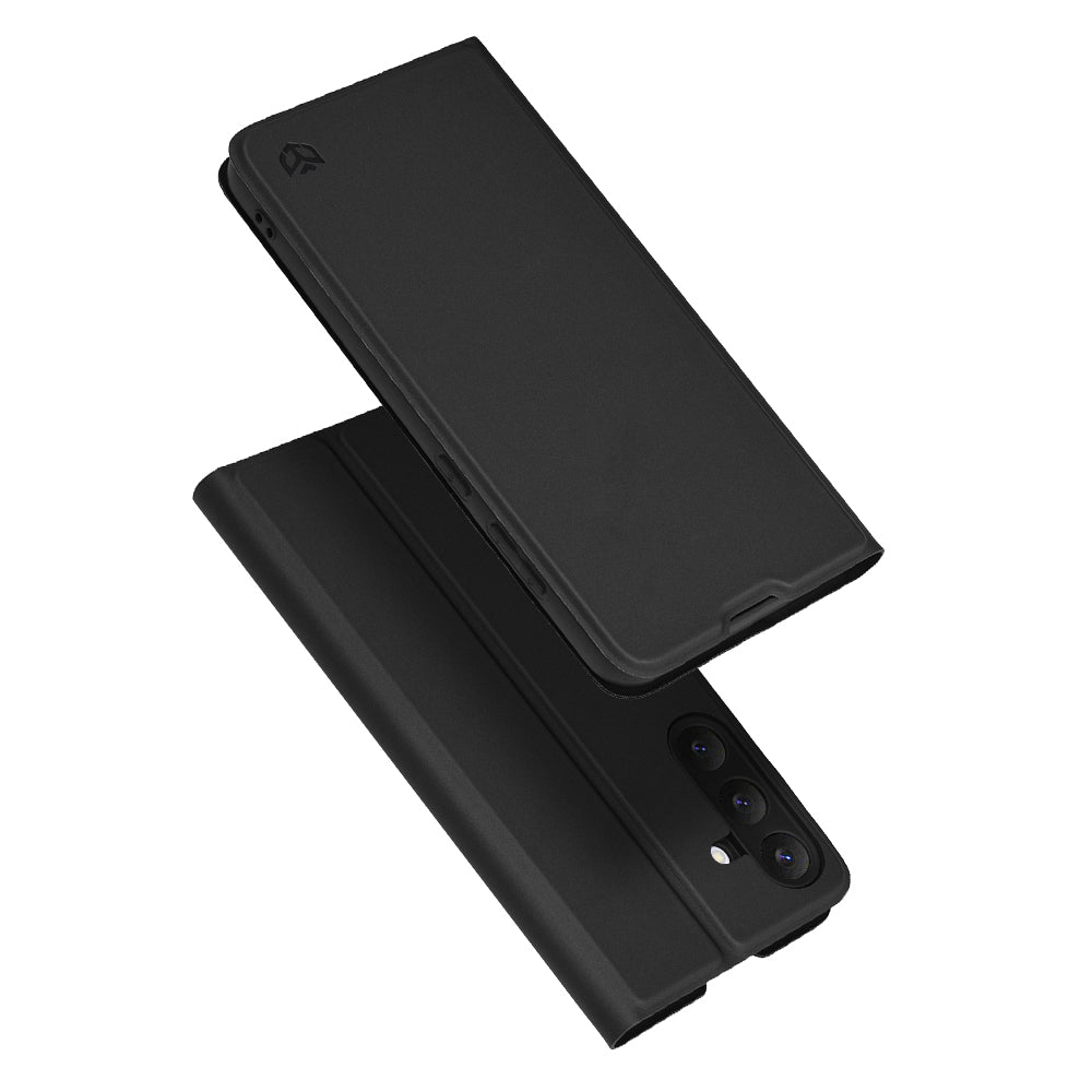 Funda para Samsung Galaxy S25 FE, Techsuit, Magskin Book, Negra