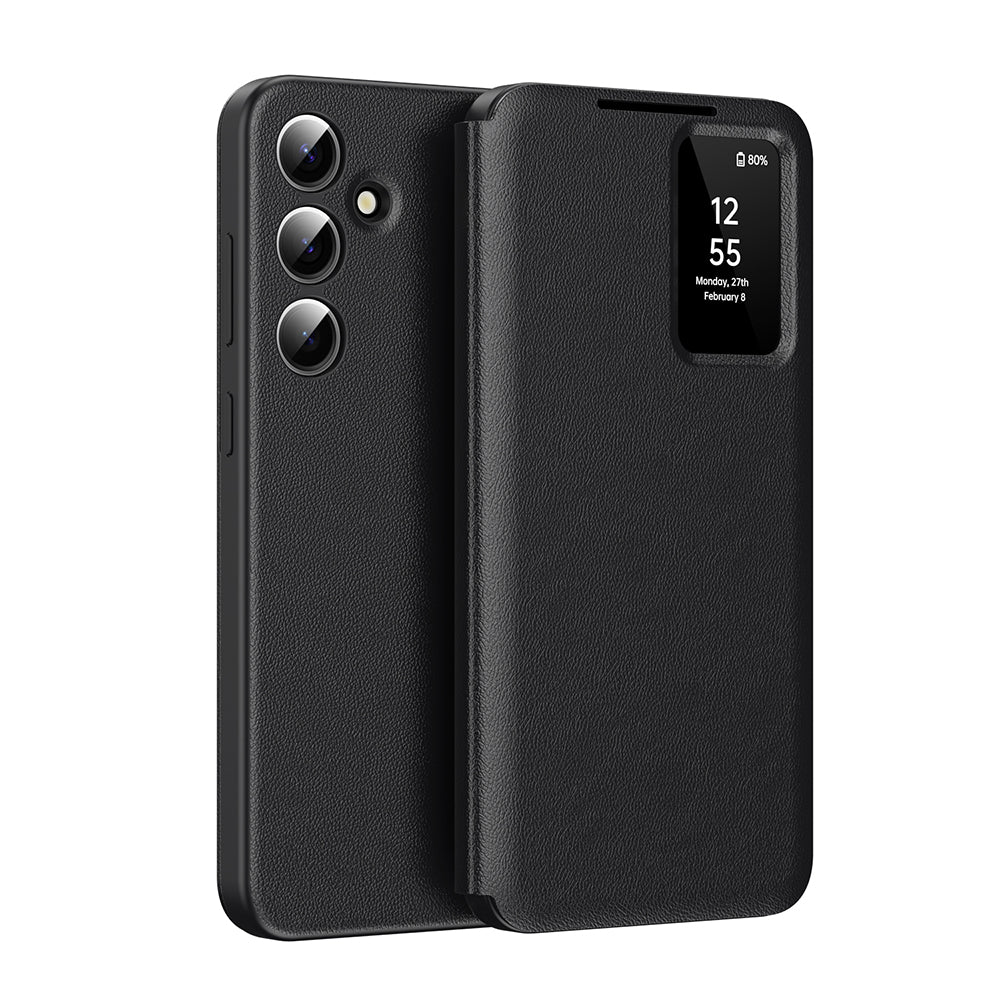Funda para Samsung Galaxy S25 FE, Techsuit, SmartView, Negra