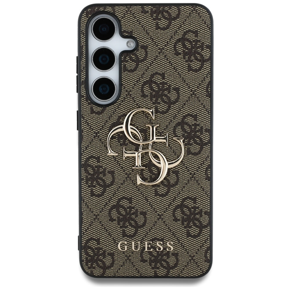 Funda para Samsung Galaxy S25+ S936, Guess, 4G Big Logo, Marrón