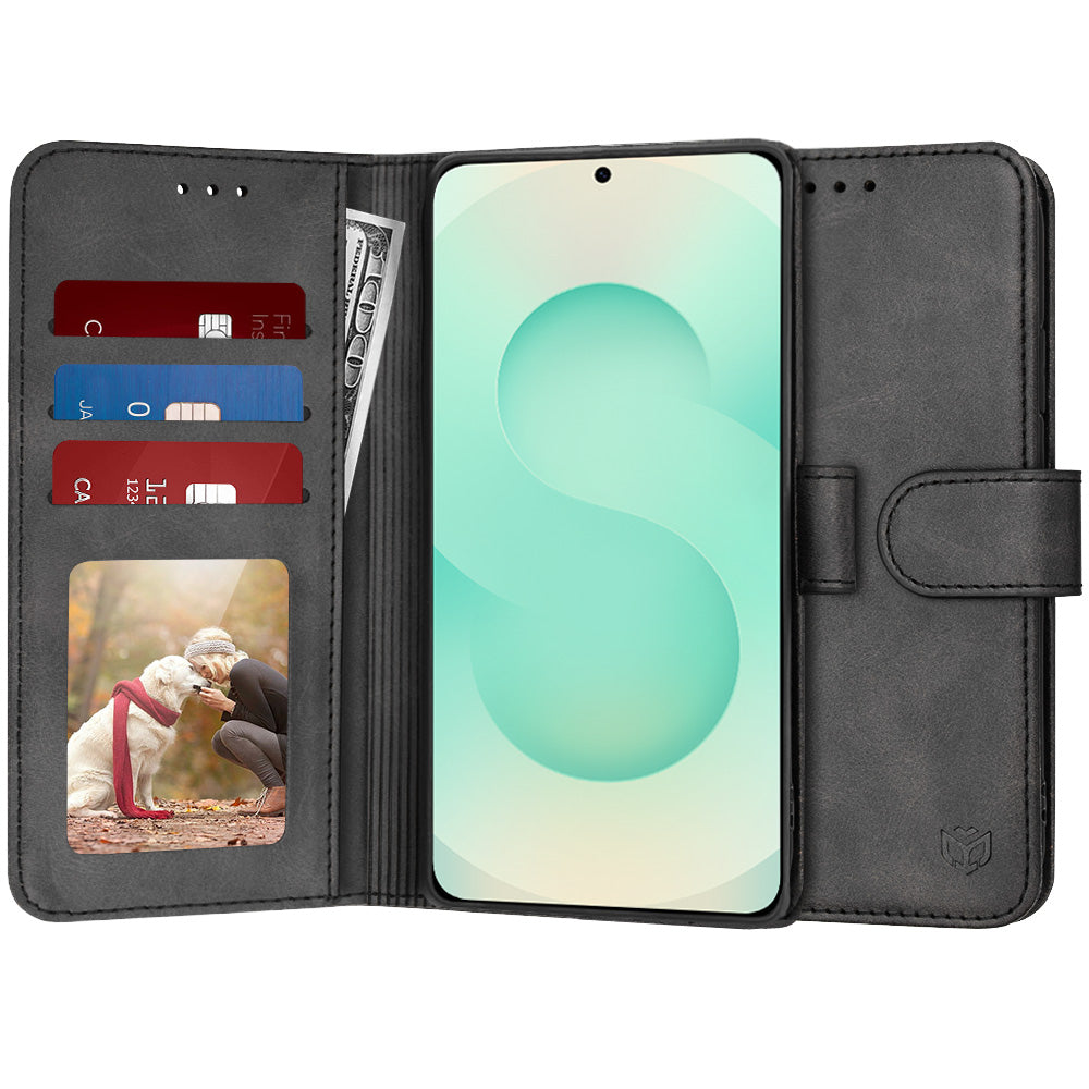 Funda para Samsung Galaxy S25+ S936, Techsuit, Diary Book, Negra