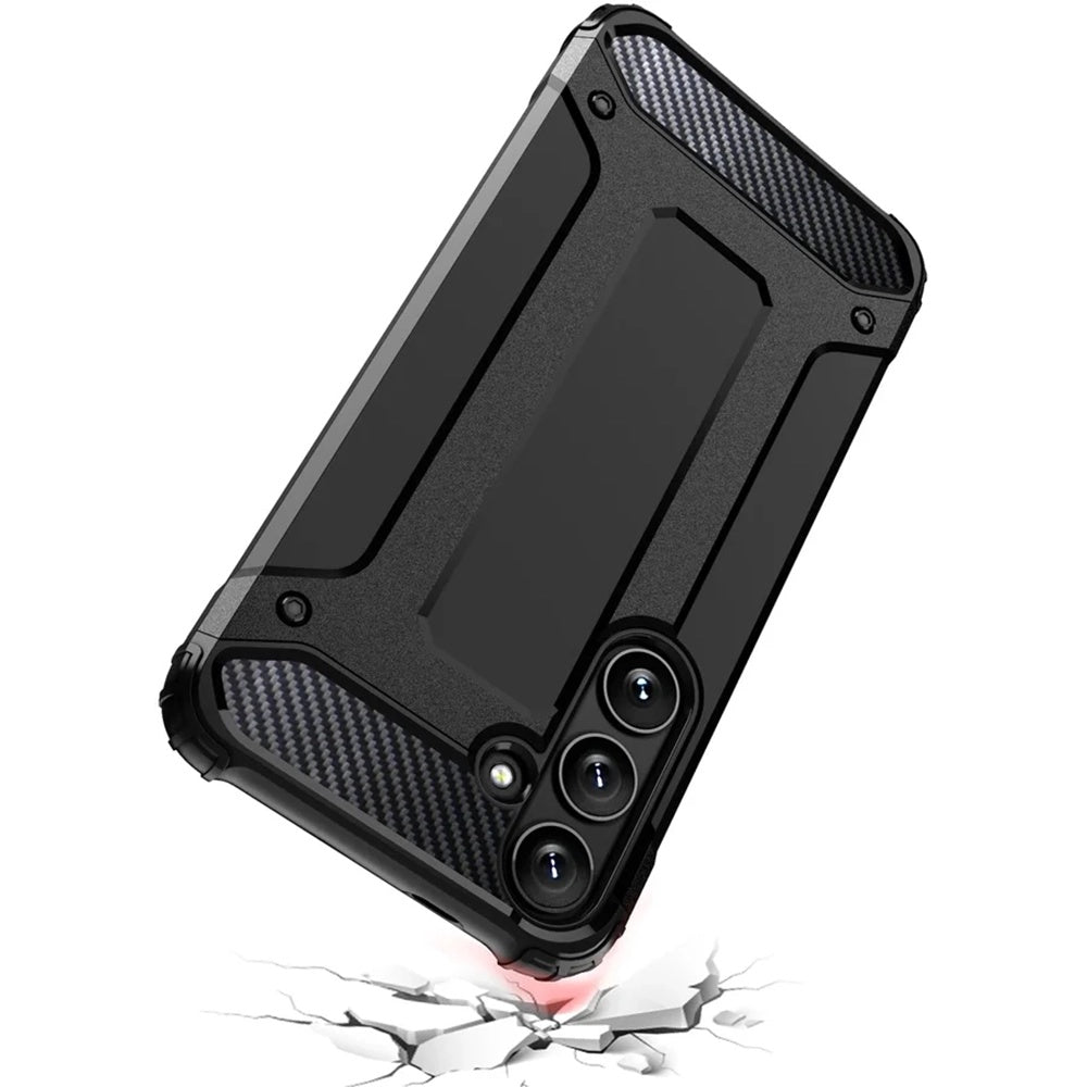 Funda para Samsung Galaxy S25+ S936, Techsuit, Hybrid Armor, Negra