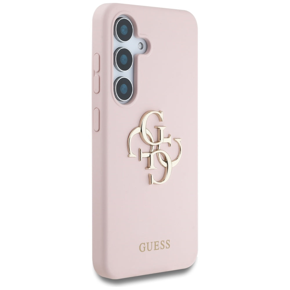 Funda para Samsung Galaxy S25 S931, Guess, 4G Big, Rosa