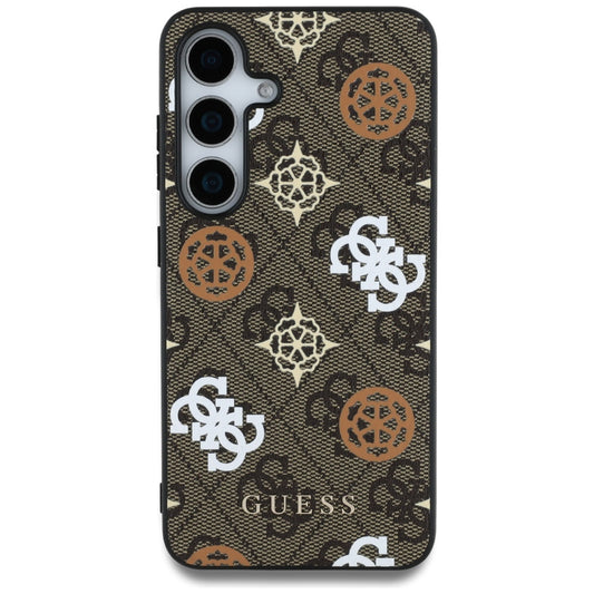 Funda para Samsung Galaxy S25 S931, Guess, 4G Peony, Marrón.