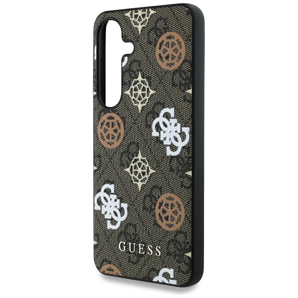 Funda para Samsung Galaxy S25 S931, Guess, 4G Peony, Marrón.
