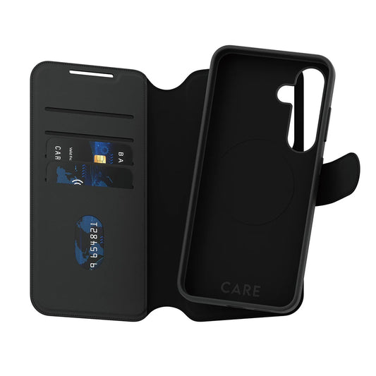 Funda para Samsung Galaxy S25 S931, PanzerGlass, Care Feature Tango Two-in-One, Negra
