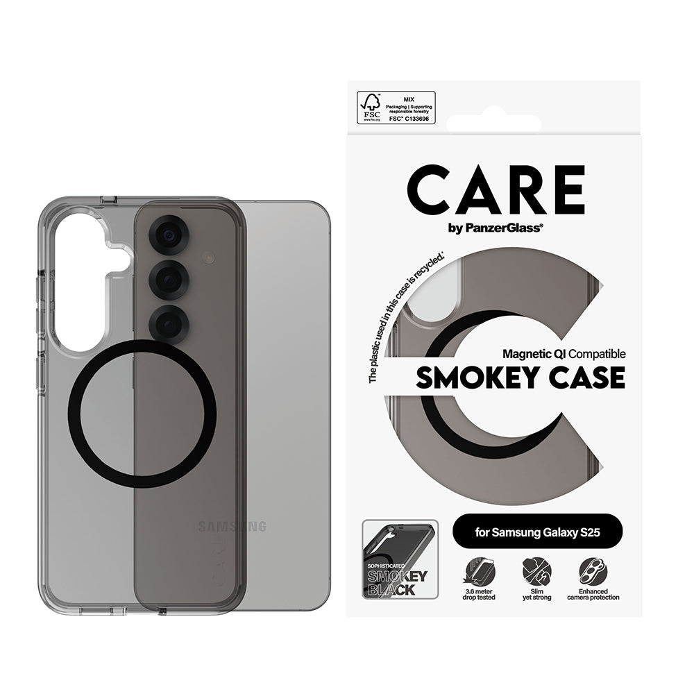 Funda para Samsung Galaxy S25 S931, PanzerGlass, Care Urban Combat, Negra