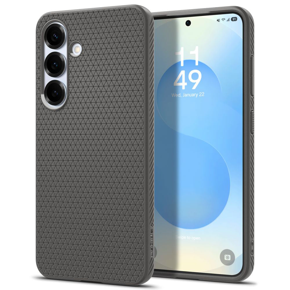 Funda para Samsung Galaxy S25 S931, Spigen, Liquid Air, Gris
