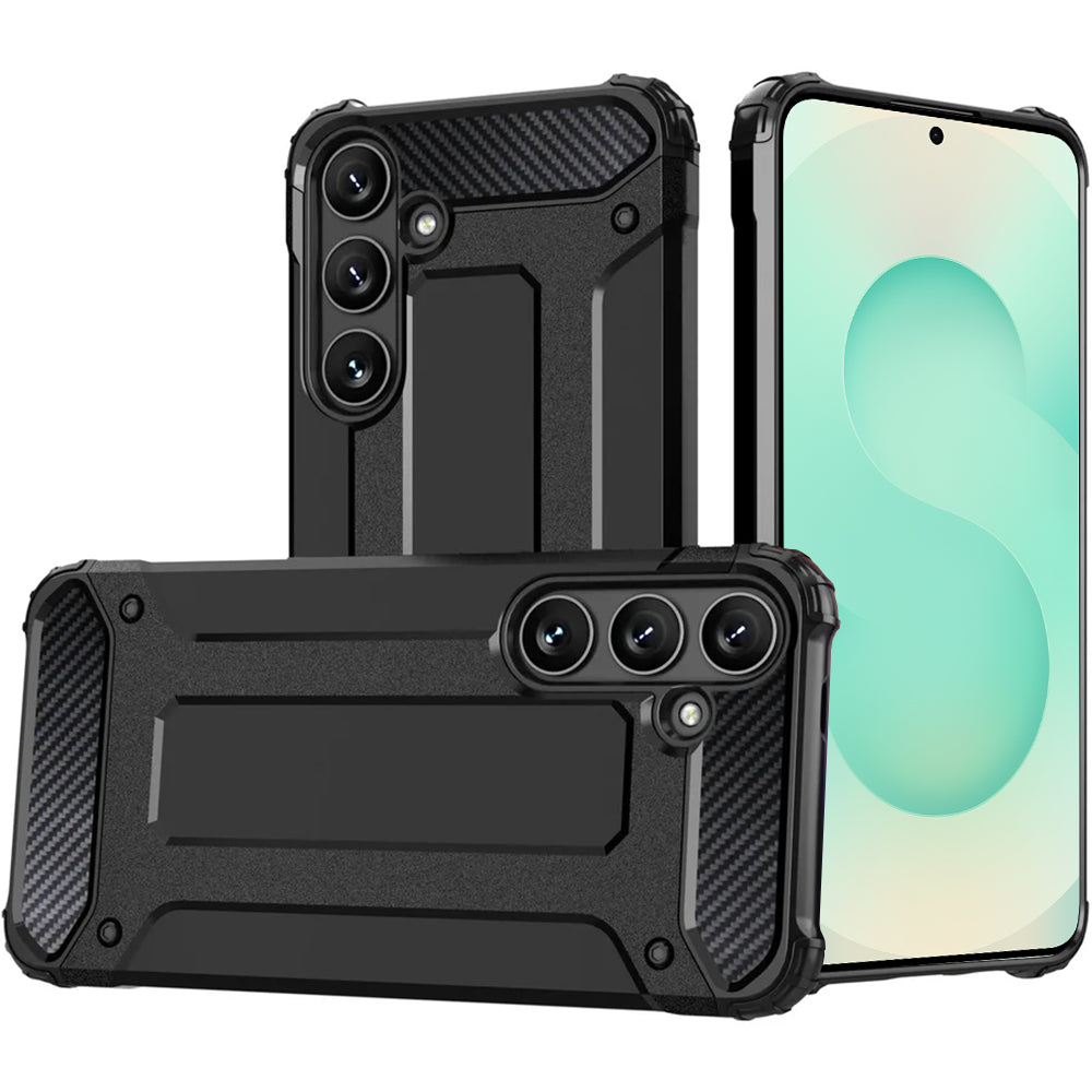 Funda para Samsung Galaxy S25 S931, Techsuit, Hybrid Armor, Negra