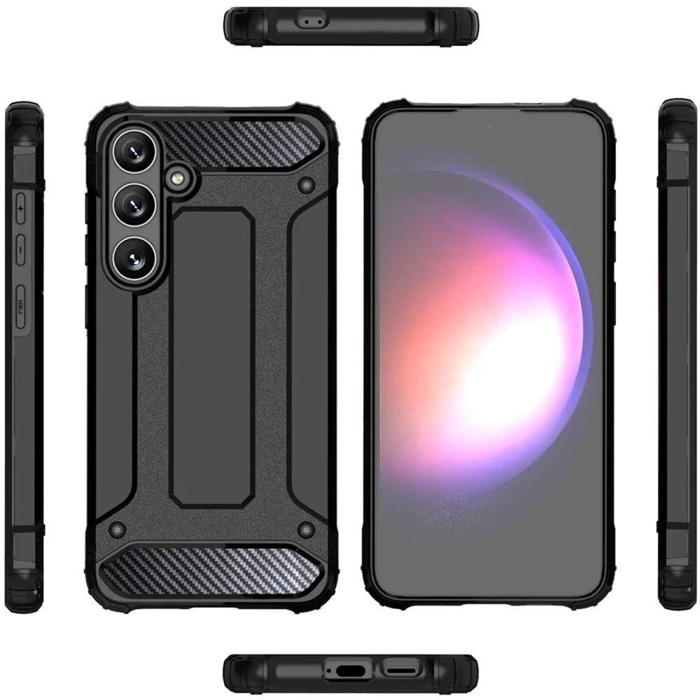 Funda para Samsung Galaxy S25 S931, Techsuit, Hybrid Armor, Negra