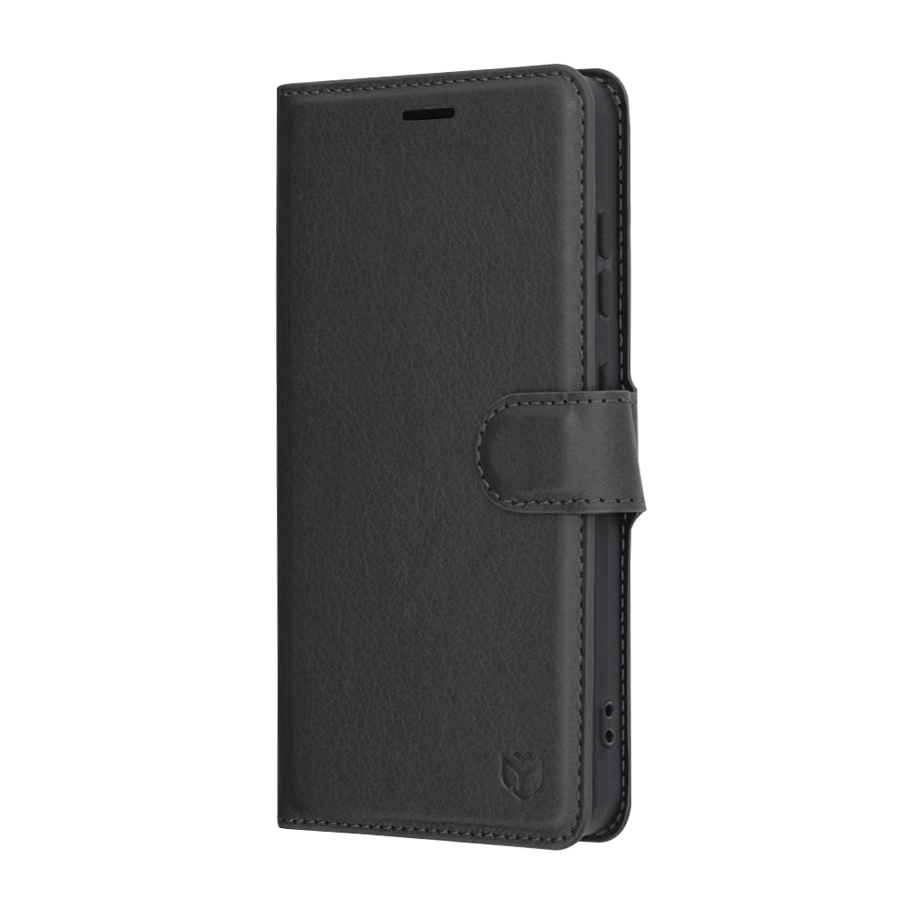 Funda para Samsung Galaxy S25 S931, Techsuit, Leather Folio, Negra